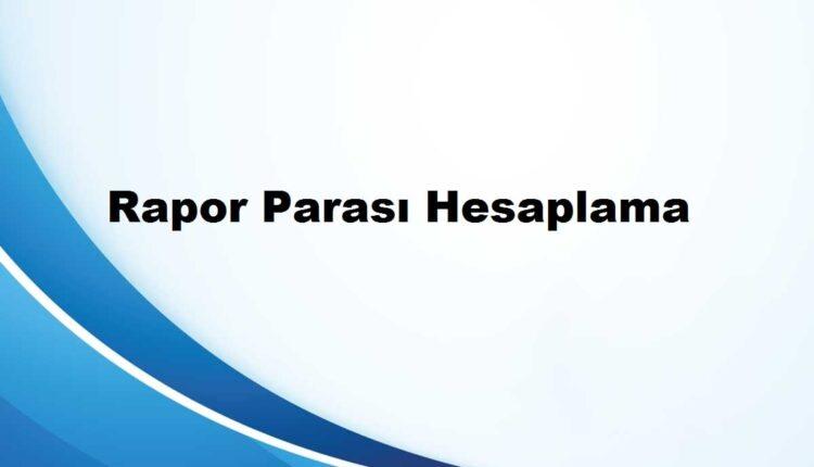 İstirahat parası hesaplama