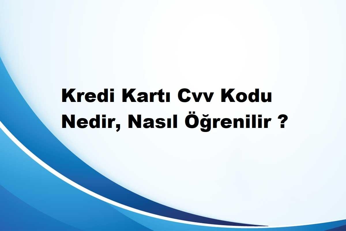 kredi kartı güvenlik kodu